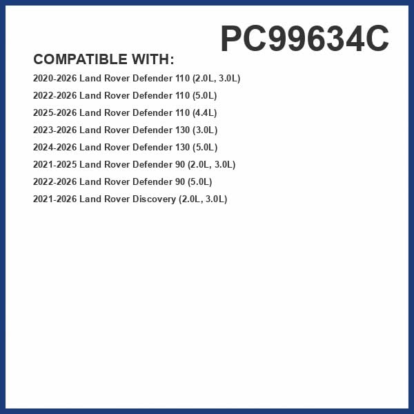 PG PC99634C Activated Charcoal Cabin Air Filter | Fits 2020-2026 Land Rover - Image 2