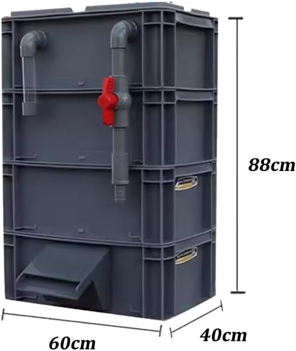 GRRICEPL Fish Tank Filter Box, Waterfall Bio-Filtration Aquarium, Turtle Tank - Image 7