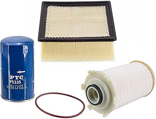 For 07-10 Dodge Ram 2500 6.7L Diesel Water Separator Fuel Filter Oil & Air 3pc by Unknown