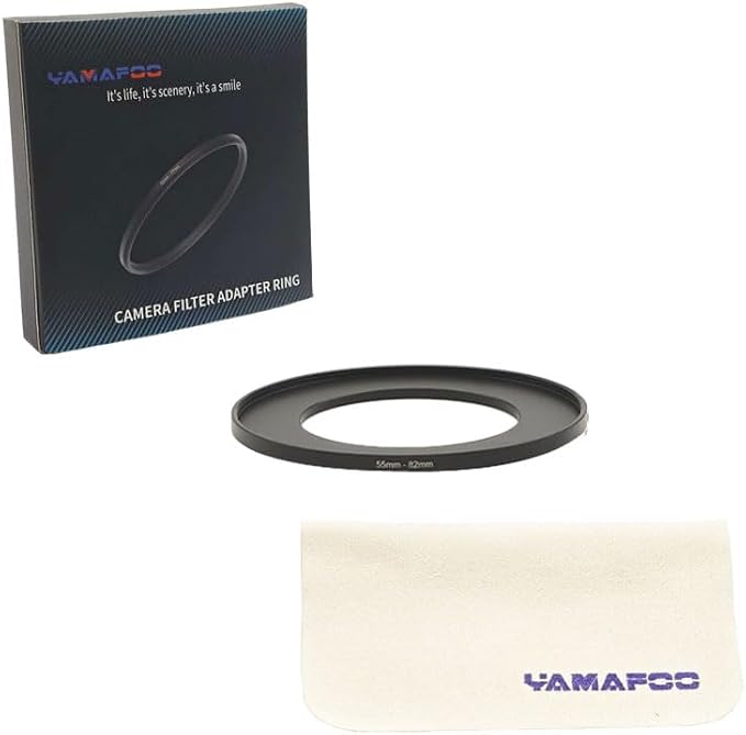 YAMAFOO 55mm to 82mm Step-Up Ring/Step Down Rings Filter Adapter - Image 2