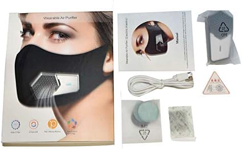 LSGTT Personal Smart Electric Air Face Mask, Reusable Wearable Air Purifiers - Image 7