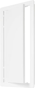 8" x 16" White Plastic Access Panel. Service Shaft Door Panel. Plumbing, Electricity, Heating, Alarm Wall Access Panel for Drywall. Bathroom Services Access Hole Cover.