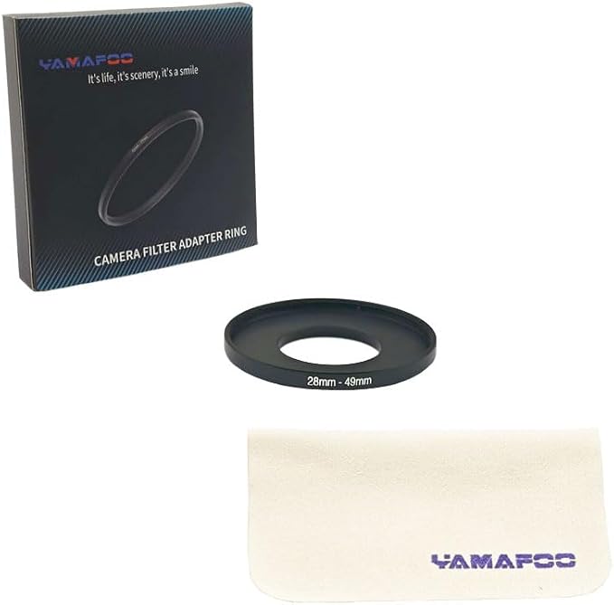 YAMAFOO 28mm to 49mm Step-Up Ring/Step Down Rings Filter Adapter - Image 2