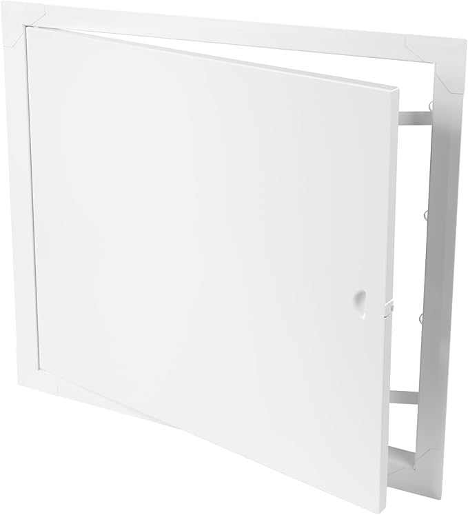 16" x 16" White Metal Access Door. Plumbing, Electricity, Heating, Alarm Wall Service Shaft Panel for Drywall