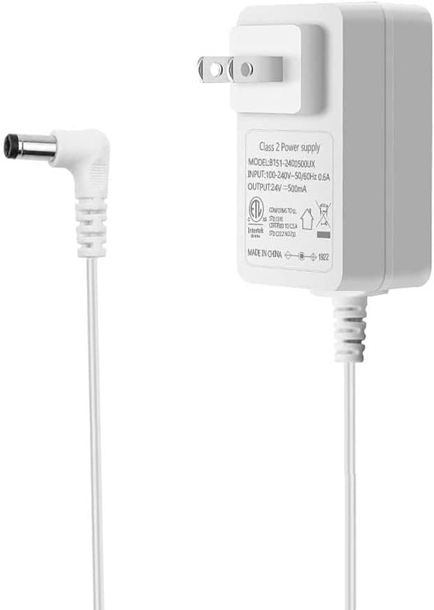 24V 0.5A Power Supply Adapter ETL Listed Class 2 Certified Power Adapter by YOOFONE