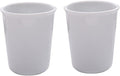 Awhale Ceramic Bathroom Cup 2Pcs, Mouthwash Cups, Toothbrush Holders, 150ml/Pcs (White)