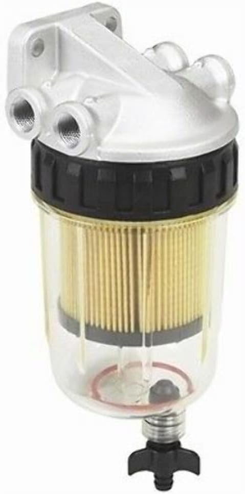 QUICKVIEW Boat Marine Water Separating Filter Kit w/Drain & Nichronium Head 10 by Unknown