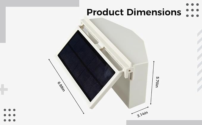2W Solar Powered Car Exhaust Fan, Portable Vehicle Radiator - Image 3