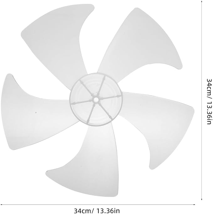 DOITOOL 14 Inch Fan Blade Replacement, Universal Plastic Fan Blades - Image 4