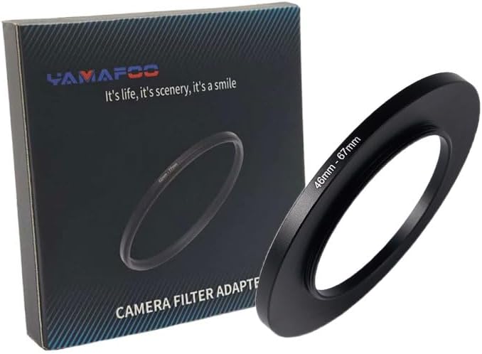 YAMAFOO 46mm to 67mm Step-Up Ring/Step Down Rings Filter Adapter by YAMAFOO