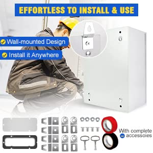 Outdoor Electrical Junction Box, Wall Mounted IP66 Waterproof & Dustproof - Image 3