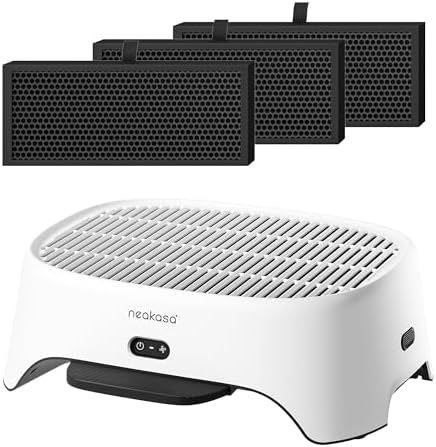 Neakasa Airstep with 4-Pack Replacement Filters Bundle, 2-in-1 Litter Box Air by Neakasa