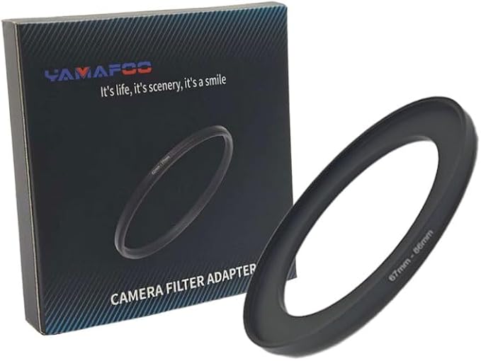 YAMAFOO 67mm to 86mm Step-up Ring/Step Down Rings Filter Adapter by YAMAFOO