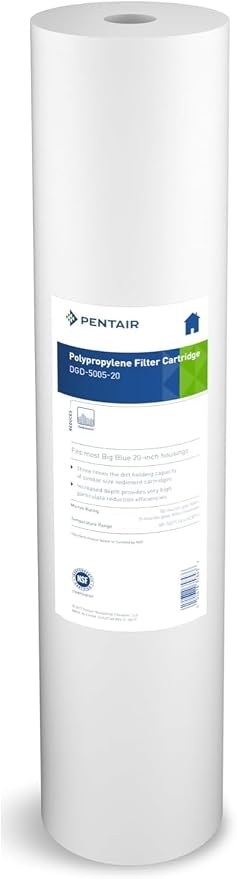 Pentair Pentek DGD-5005-20 Big Blue Water Filter, 20-Inch Whole House Sediment by PENTAIRPENTEK