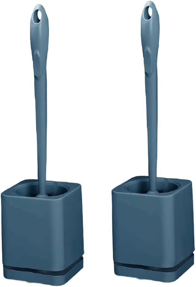 Toilet Scrubber Soft Hair Wall Mount Toilet Brush and Holder, Long Handle by Unknown