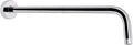 HarJue Shower Arm with Flange and Teflon Tape, Wall Mounted Shower Pipe 304 Stainless Steel Extension Arm for Fixed Shower Head & Handheld (20 Inch, Chrome)