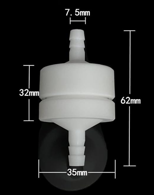 Lab Filter Holder Reusable Barbhead Filter PTFE ID 25mm Pack of 1 - Image 2