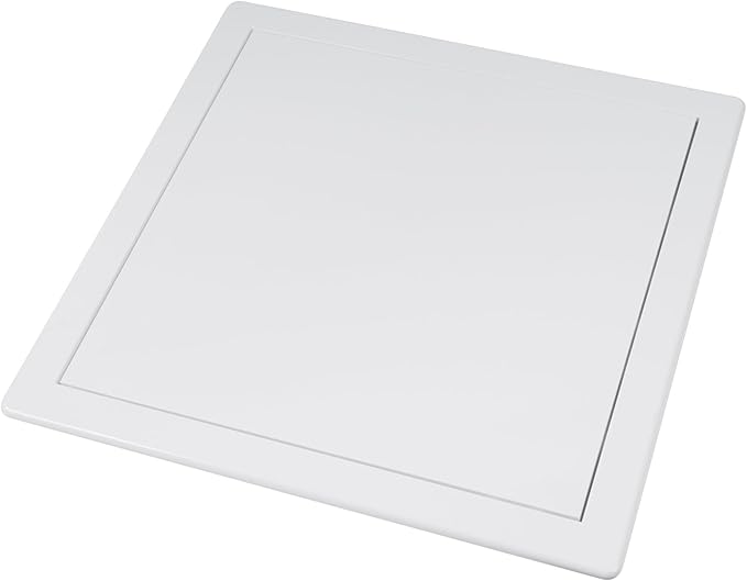 Vent Systems 12x12 Access Panel - Easy Access Doors - ABS Plastic - Access Panel for Drywall, Wall and Ceiling Electrical and Plumbing Service Door Cover - Exterior Dimensions 12.7x12.7 Inches White