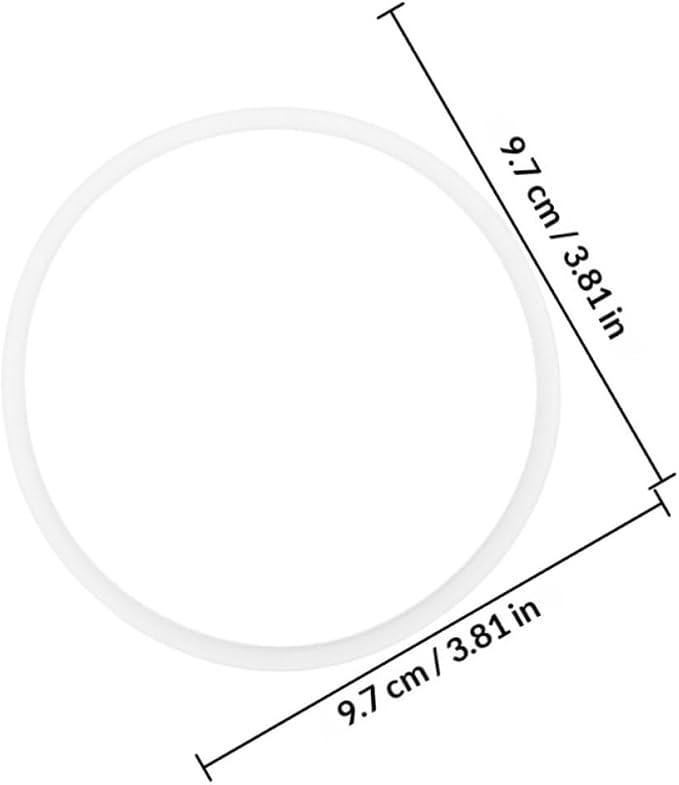 6pcs Silicone Filter Gaskets for Purification Equipment Durable and Temperature - Image 2