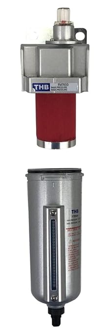 1/2" NPT Industrial Coalescing 0.01u Micron Filter Removes 99.98% of Oil - Image 2