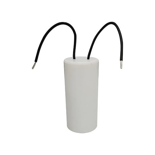 YATAI CBB60 Capacitor 80uF 300V AC, 2-Wire Capacitor, 1.73 x 3.74 in Cylinder - Image 3