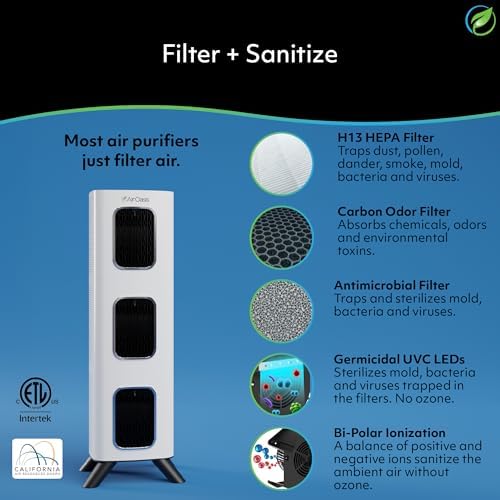 Air Oasis iAdaptAir 2.0 Accelerated Whole Home HEPA Air Purifier Bundle – 5 Air - Image 8