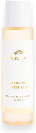 Pure Fiji Bath Oil, Conditioning Body Moisturizer with Natural Ingredients Bath Essential for Women Moisturizing Bath & Body Oil - Coconut Milk & Honey (8oz/236ml)