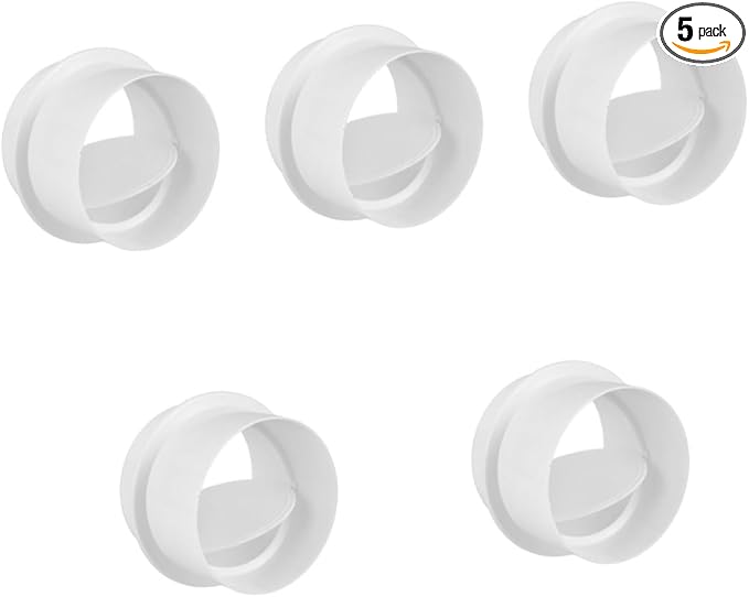 5pcs Shut off Valve for Ventilation System Liquid Check Valve Replacement by MUCKLILY