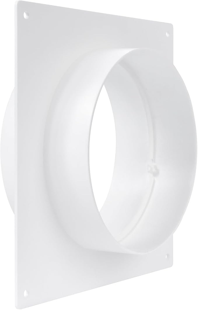 Repa Market 5 Inch Duct Connector Flange – Plastic Round Male Fit Vent Pipe by RepaMarket