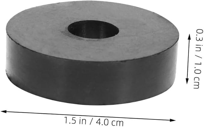 Healifty 20Pcs Shockproof Rubber Isolation Pads Heavy Duty Vibration Floor - Image 2
