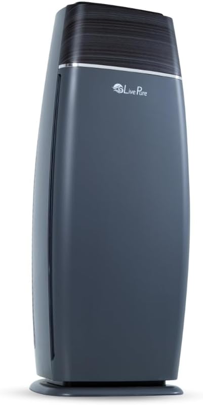 LivePure LP260TH-G Sierra Series True HEPA Digital Tall Tower Air Purifier by LivePure