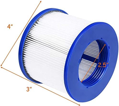 EDOSTORY Hot Tub Filter Replacement Cartridges, Fold White Filter Paper - Image 2