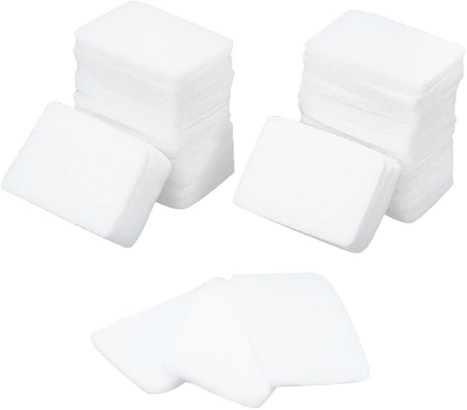 PH PandaHall 100pcs Unscented Refill Pad 1.1×0.8" Unscented Aroma Pads White by PHPandaHall