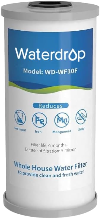 Waterdrop Whole House Water Filter, Iron Filter, Sediment Filter by Waterdrop