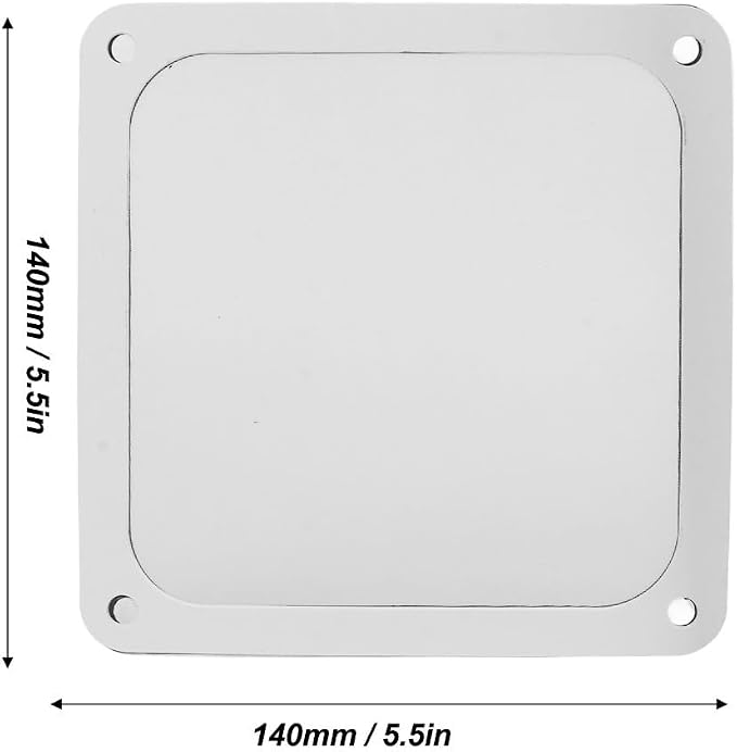 5Pcs PC Fan Dust Filter 140mm – Magnetic Frame Nylon Mesh Cover - Image 5