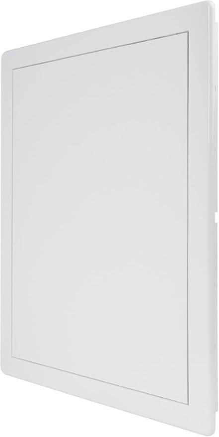 Vent Systems White ABS Plastic Access Panel 10 x 13 Inch (Opening) - Access Door for Drywall, Wall, Ceiling - Electrical, Plumbing Service Wall Hole Cover - Inspection Door - 11 x 13.7 Inch (Outer)