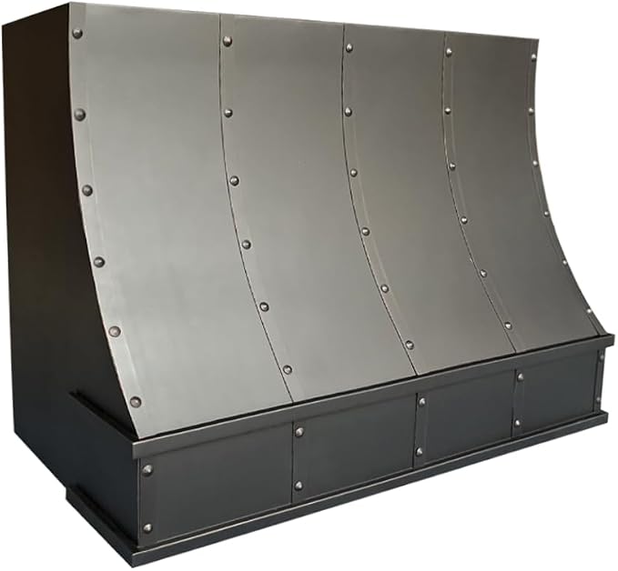 CT Copper Tailor Sloped Copper Vent Hood Wall Mount, 1260 CFM Exhaust Fan - Image 2