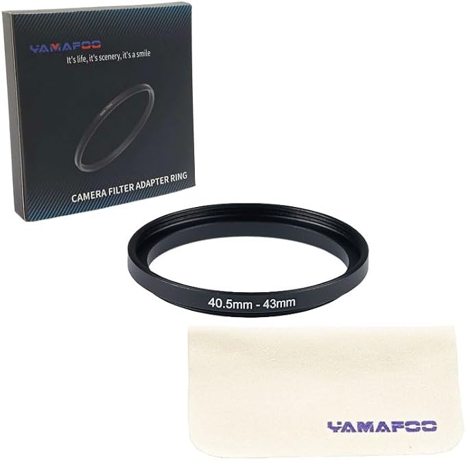 YAMAFOO 40.5mm to 43mm Step-Up Ring/Step Down Rings Filter Adapter - Image 2