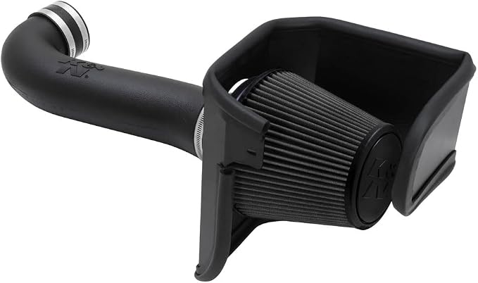 K&N Cold Air Intake System: Dry-Flow Air Filter, Increase Performance & by KNEngineeringInc