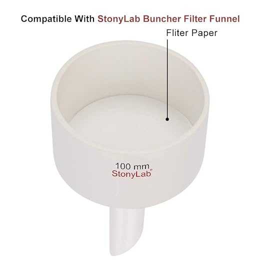 stonylab Quantitative Filter Paper Circles, 3-Box 94 mm Diameter Cellulose - Image 2