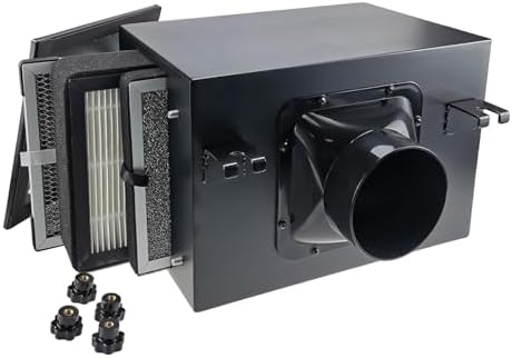 Three-Layer air Filter for 4-inch Inline Duct Fans, high-Efficiency Carbon by Unknown