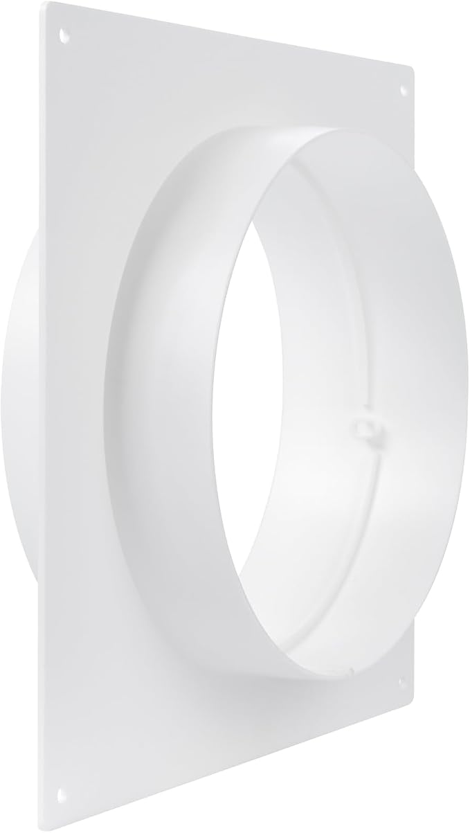 Repa Market 6 Inch Duct Connector Flange – Plastic Round Male Fit Vent Pipe by RepaMarket