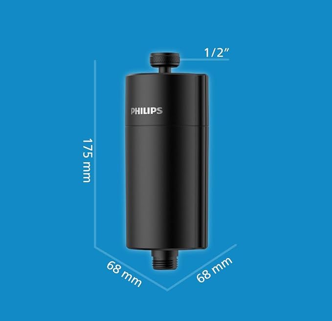 Philips Water in-Line Shower Filter, 50 000 L Filtration Capacity, fits All - Image 3