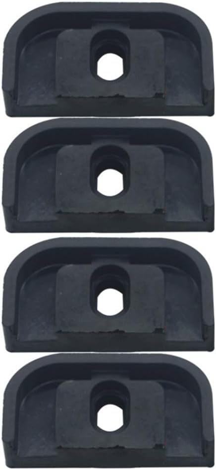 4 PCS Air Conditioner Outdoor Unit Vibration Damping Rubber Pad Foot Pad by Unknown