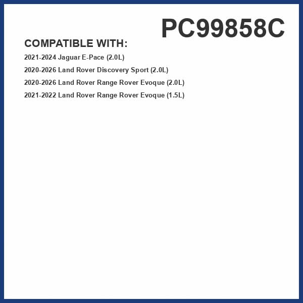 PG PC99858C Activated Charcoal Cabin Air Filter | Fits 2020-2026 Land Rover - Image 2