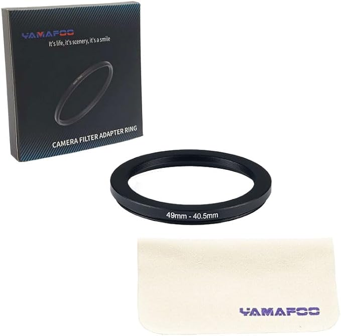 YAMAFOO 49mm to 40.5mm Step-Up Ring/Step Down Rings Filter Adapter - Image 2
