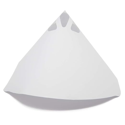 20 PCs Thicken Paper Filter Hole Size 0.150mm Resin Funnel Disposable by ReliaBot