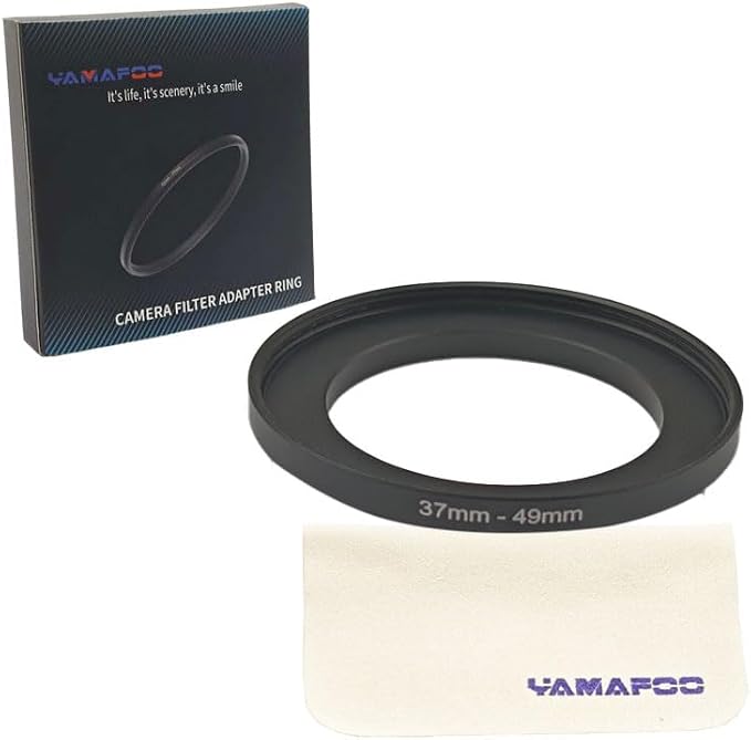 YAMAFOO 37mm to 49mm Step-Up Ring/Step Down Rings Filter Adapter - Image 2