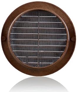 VENTS-US - 4" Brown Round Plastic Vent Cover - Compatible with 4 Inch Diameter - Image 6
