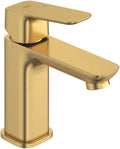 Grohe 101899GN00 Cubeo Single Hole Single Handle S-Size Bathroom Faucet, Less Drain, 1.2 GPM, Brushed Gold